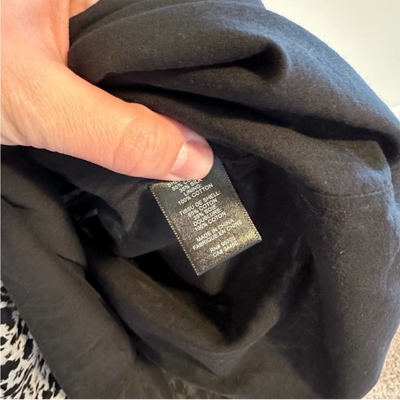 Rebecca Taylor Black Patterned Cotton Silk Midi Dress Small - Picture 7 of 7